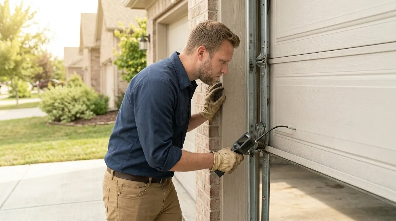 Garage door repair work in Oklahoma City, OK